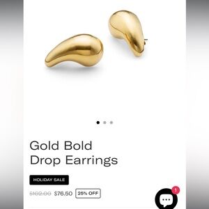 24K Gold Plated Drop Earrings